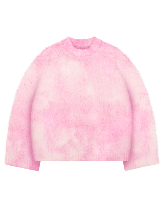 Reaven Baby Pink Nuvola Mohair Knit