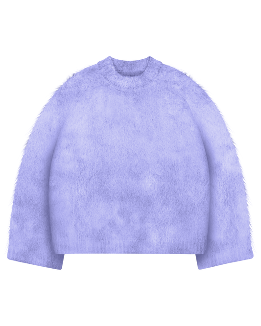 Reaven Lilac Breeze Nuvola Mohair Knit