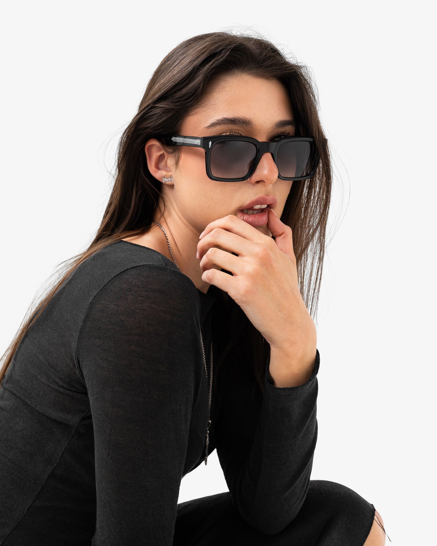 Reaven Black Atom Sunglasses