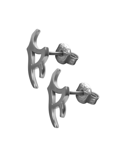 Reaven 925 R Stud Earrings
