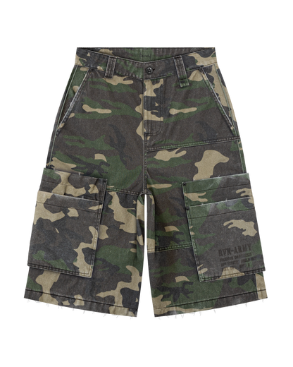 Reaven Woodland Camo Jorts