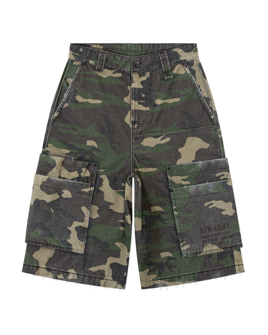 Reaven Woodland Camo Jorts