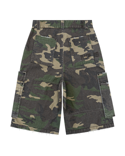 Reaven Woodland Camo Jorts