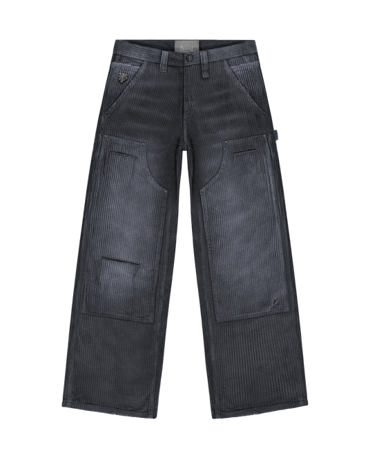 Reaven Washed Black Lionheart Corduroy Pants