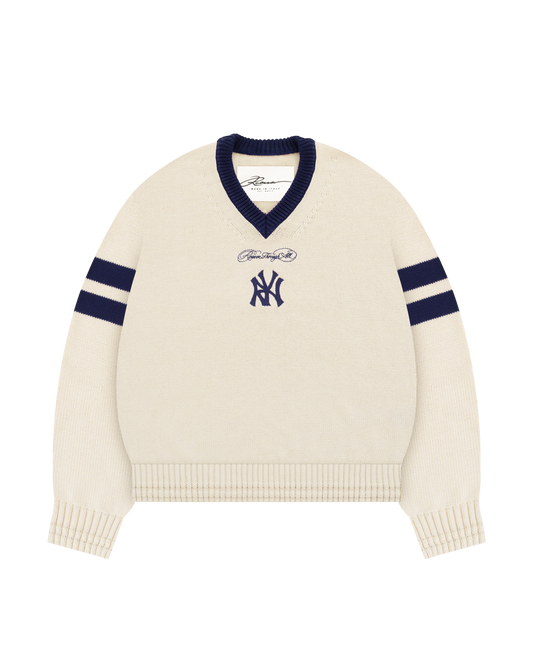 Reaven Cream Navy RTA Knit