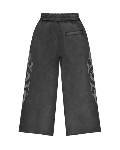 Reaven Washed Black Tribe Sweatpants