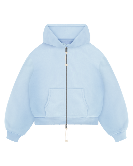 Reaven Baby Blue Zip Hoodie