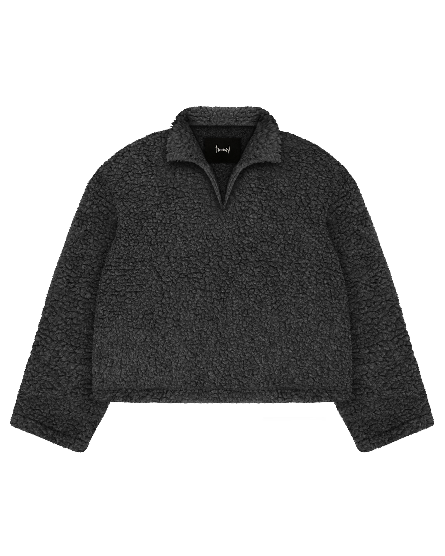 Reaven Storm Grey Wool Fleece