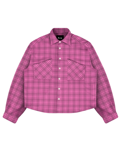 Reaven Pink Overdyed Flannel