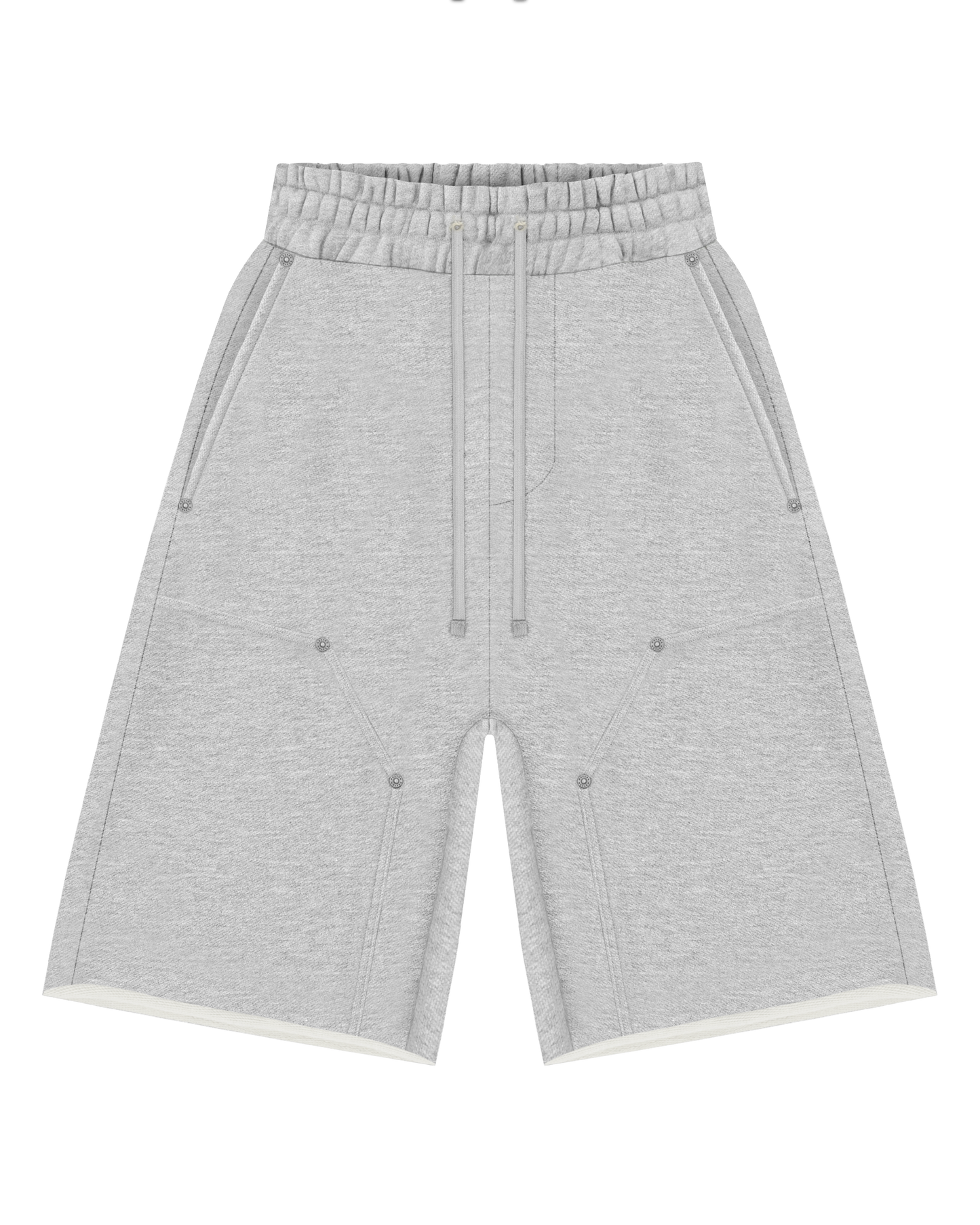 Reaven Grey Double Knee Sweatjorts