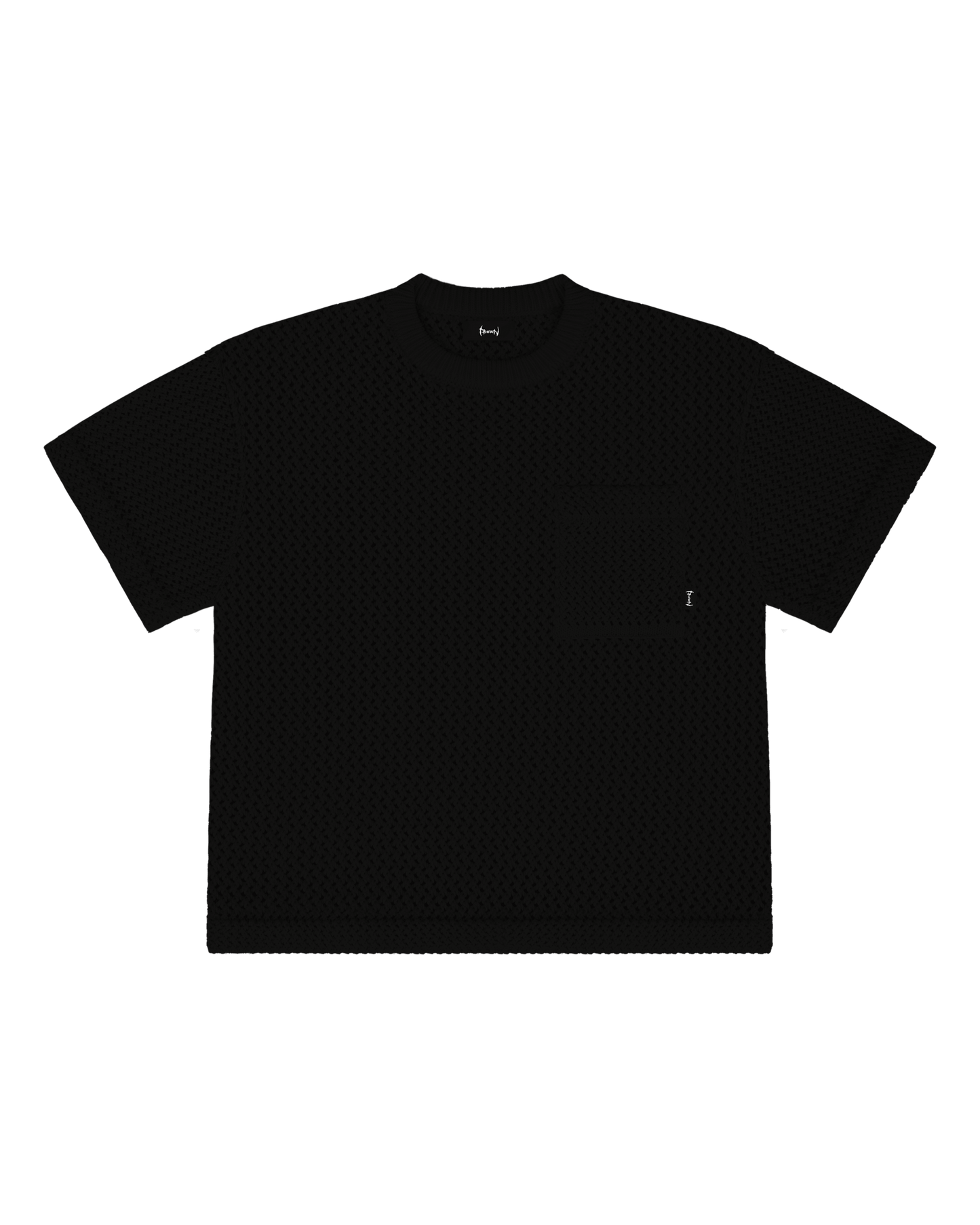 Reaven Black Knitted T-Shirt