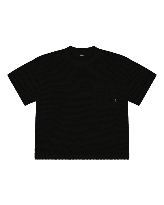 Reaven Black Knitted T-Shirt