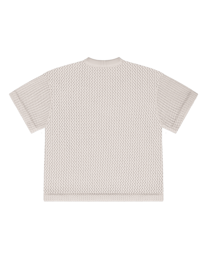 Reaven Cream Knitted T-Shirt