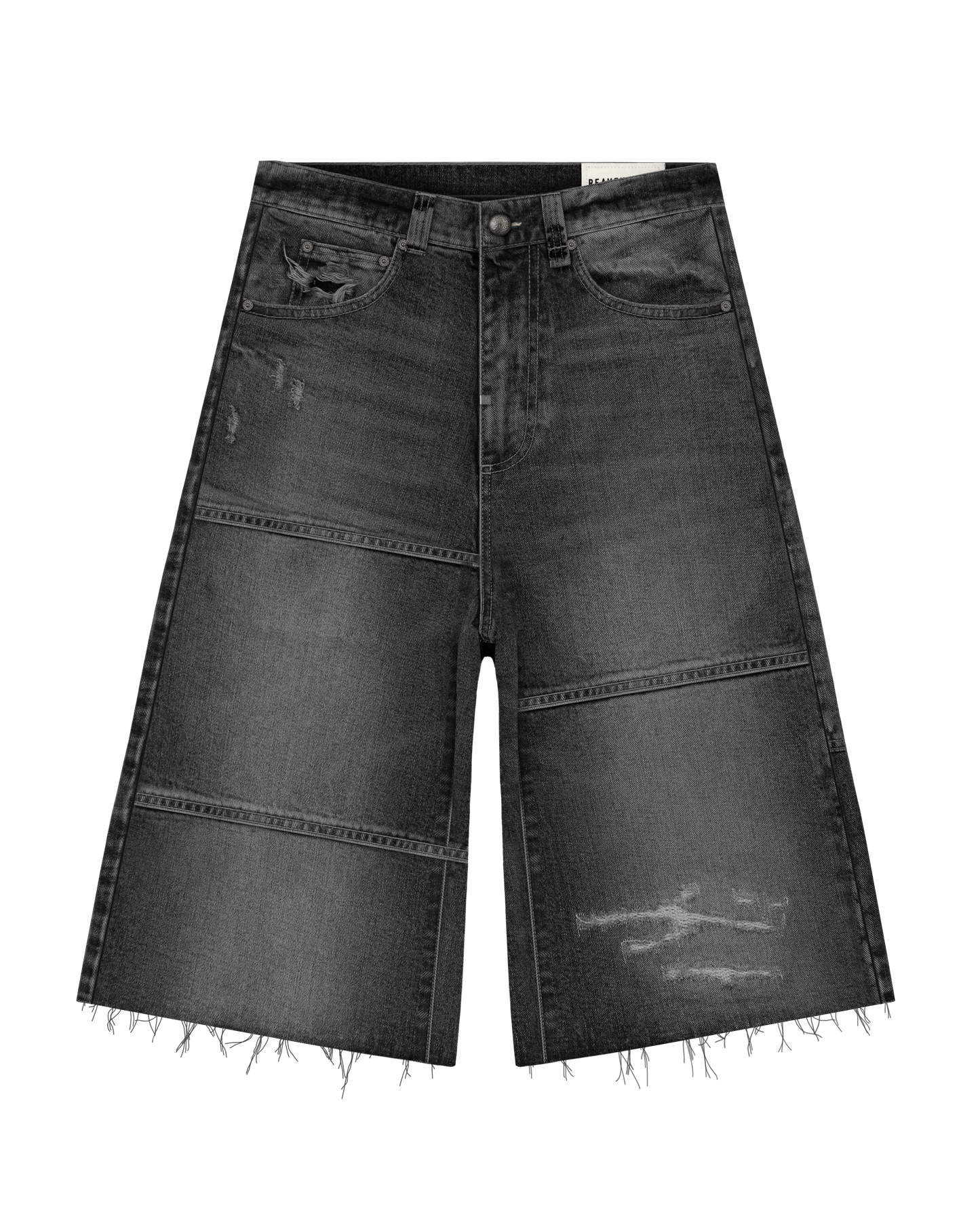 Reaven Mended Stamp Jorts