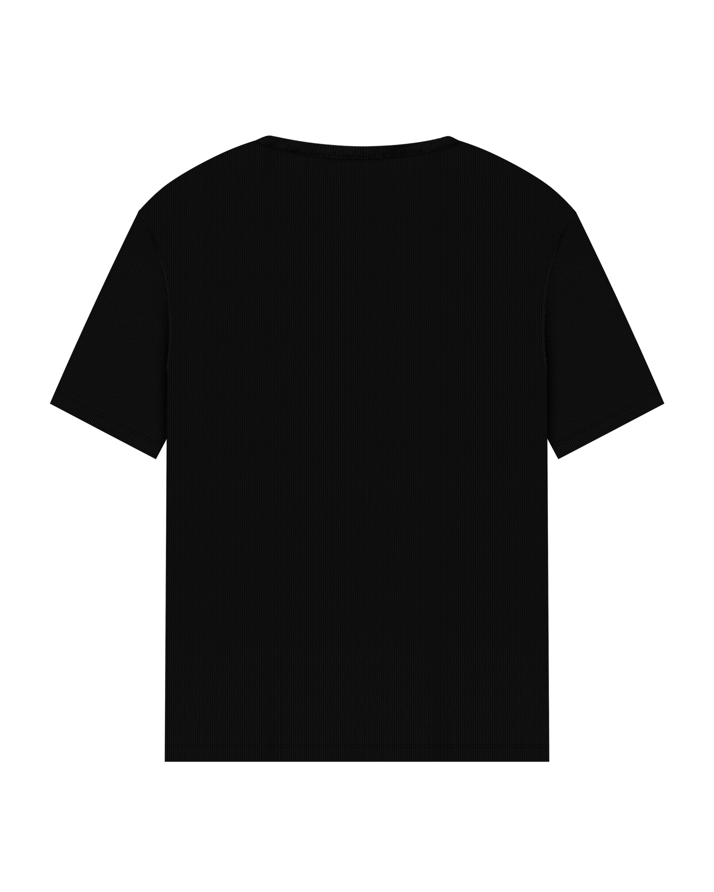 Reaven Black Serafino Slim T-Shirt