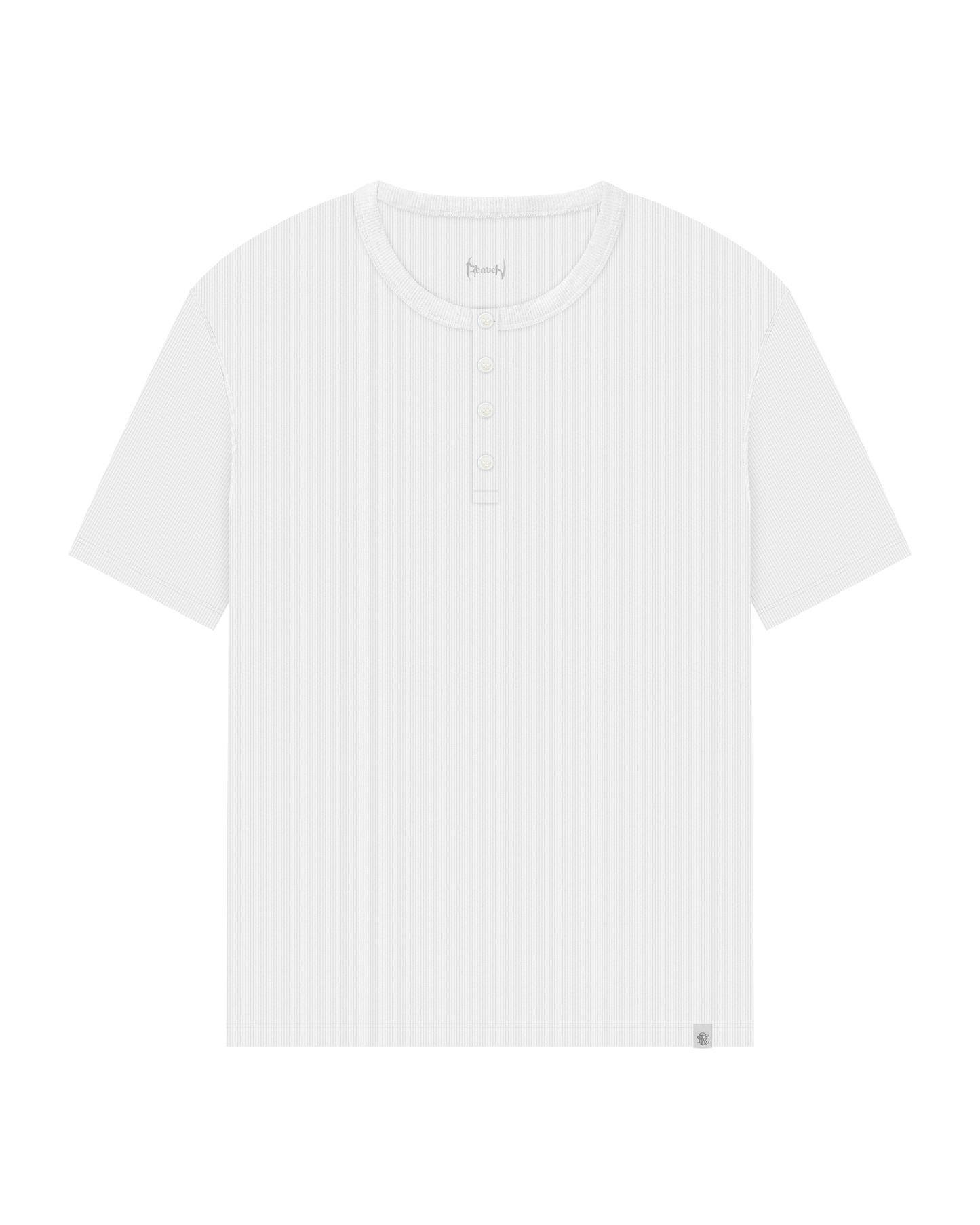 Reaven White Serafino Slim T-Shirt