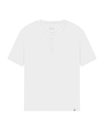 Reaven White Serafino Slim T-Shirt