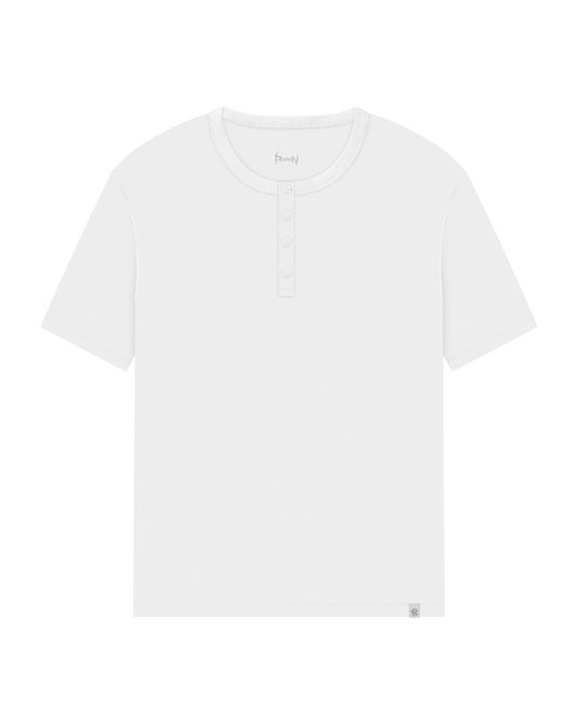 Reaven White Serafino Slim T-Shirt