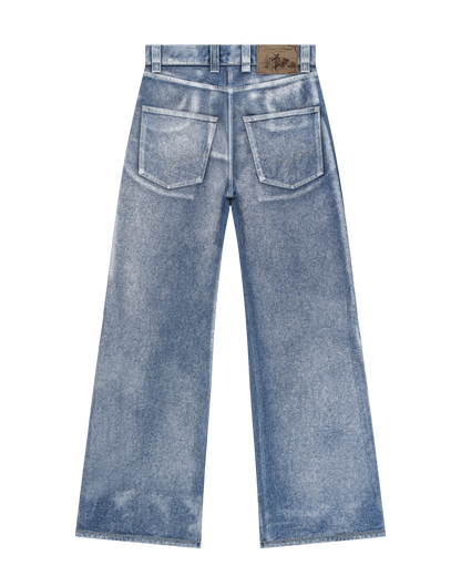 Reaven Chrome Tears Bootcut Denim Jeans