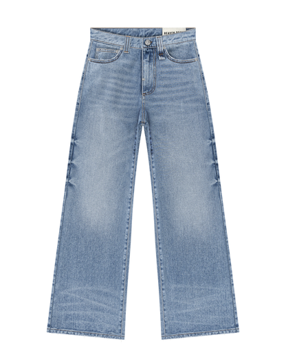 Reaven Washed Blue Bootcut Denim Jeans