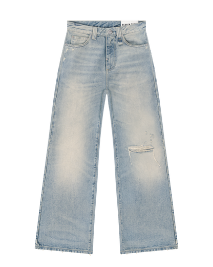 Reaven Aged Blue Bootcut Denim Jeans
