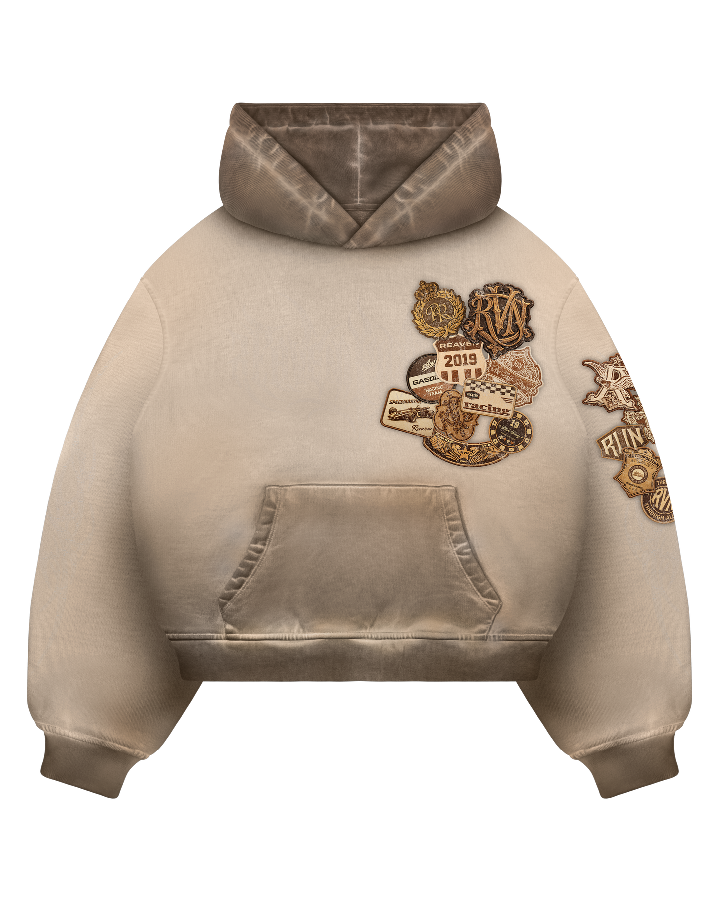 Reaven Brown Archive Hoodie