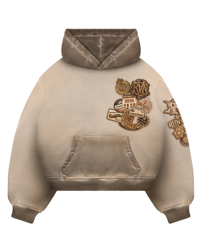 Reaven Brown Archive Hoodie