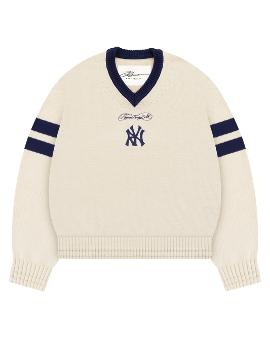 Reaven Cream Navy RTA Knit