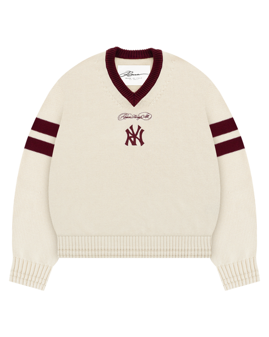 Reaven Cream Red RTA Knit