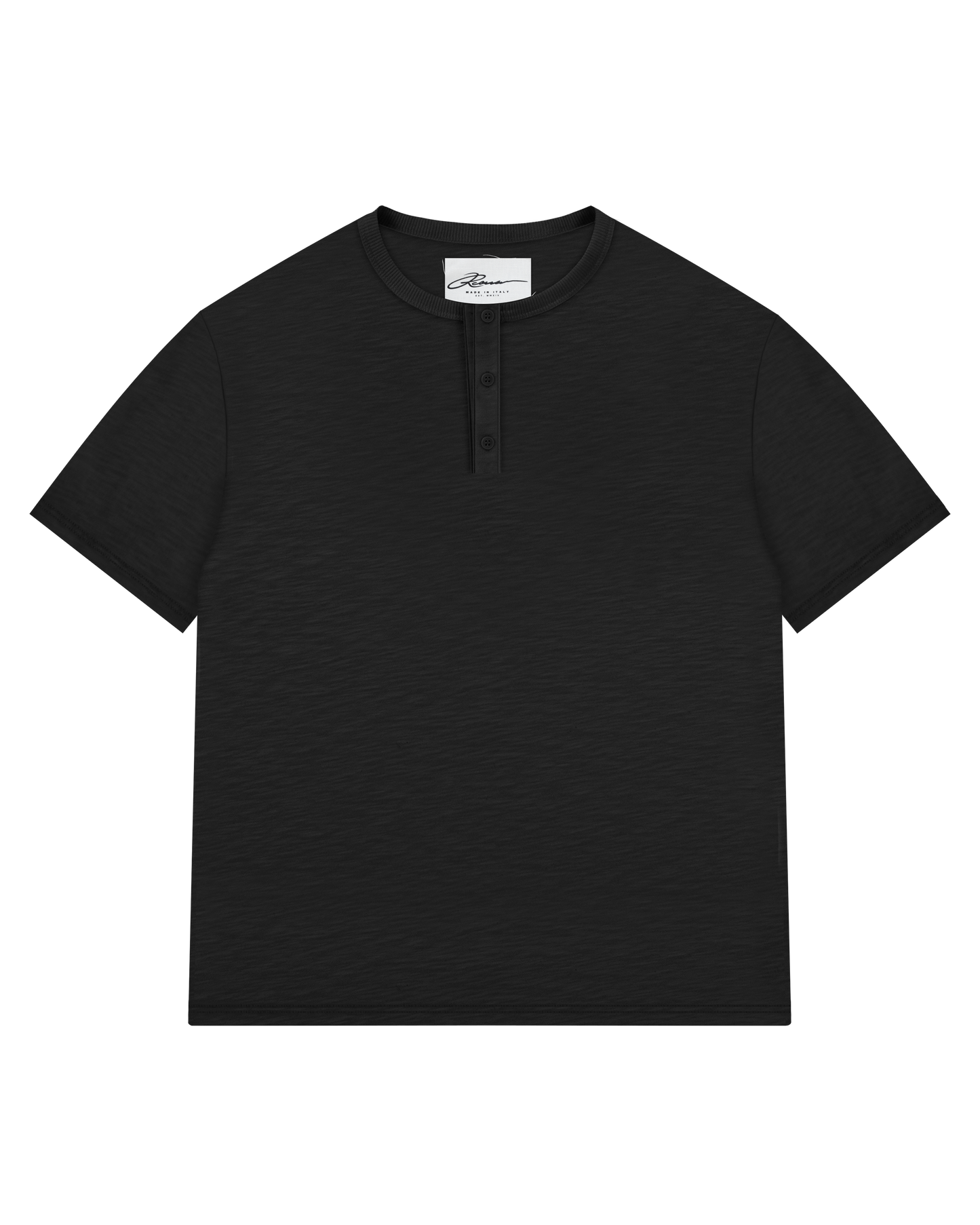 Reaven Black Serafino T-Shirt