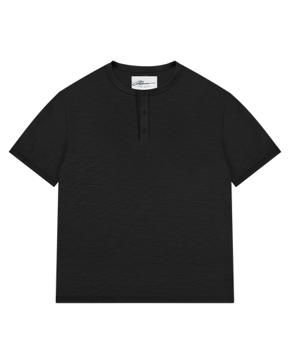 Reaven Black Serafino T-Shirt