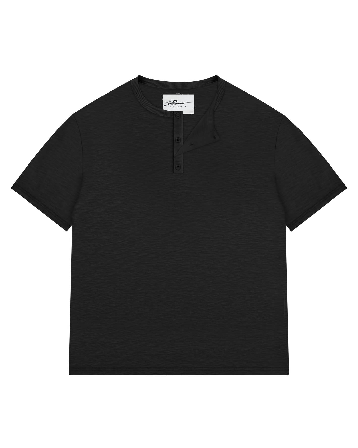 Reaven Black Serafino T-Shirt