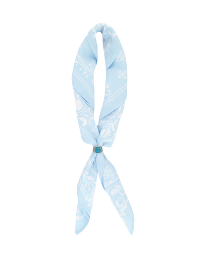 Reaven Sky Stamp Foulard