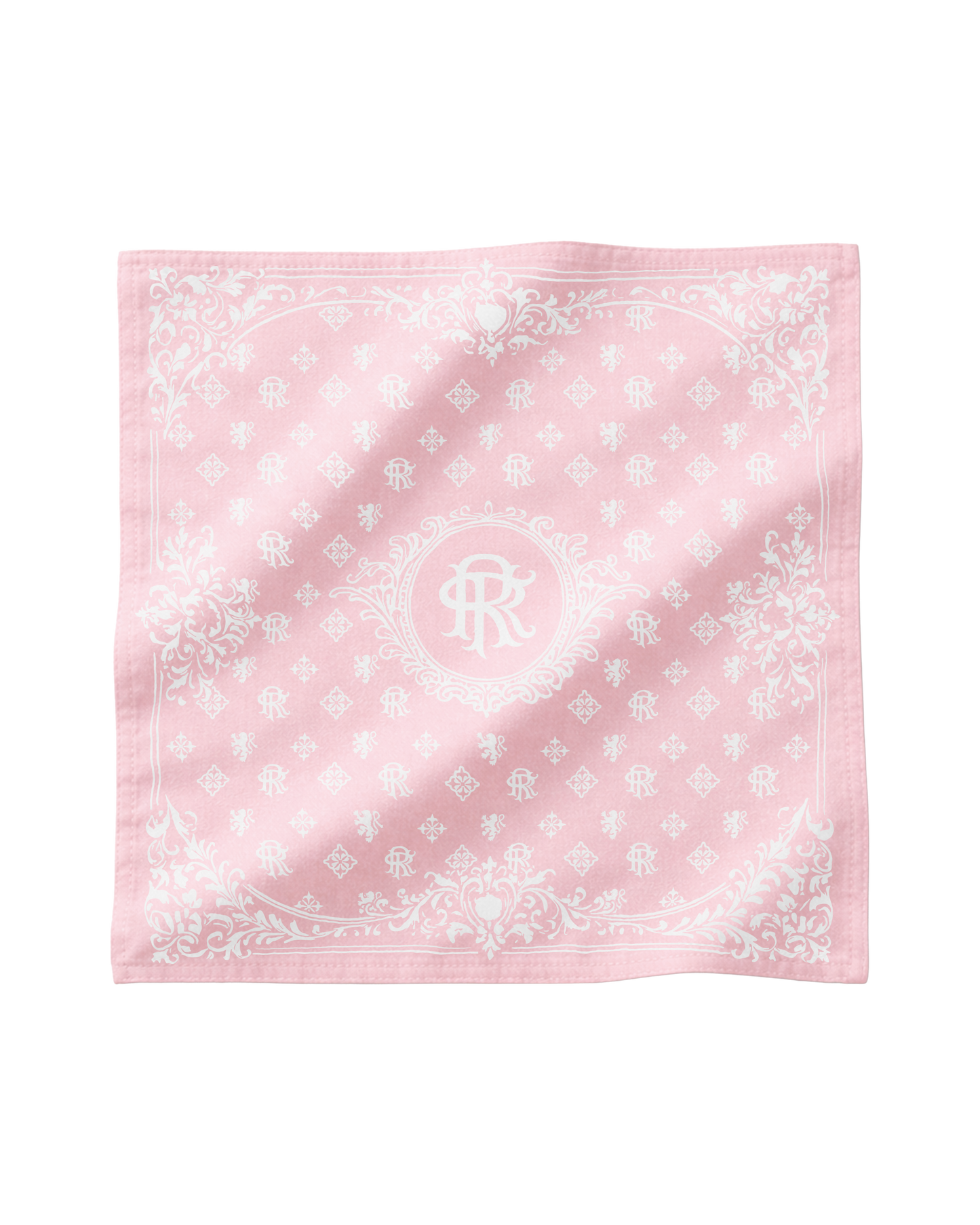 Reaven Pink Stamp Foulard