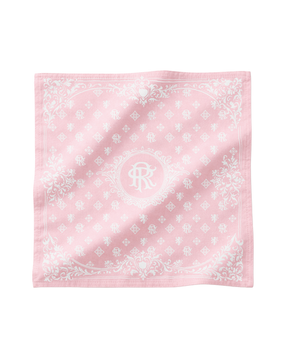 Reaven Pink Stamp Foulard