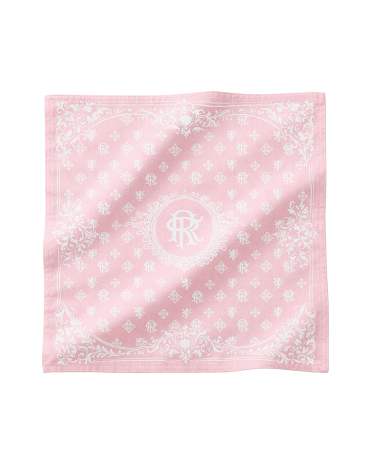 Reaven Pink Stamp Foulard