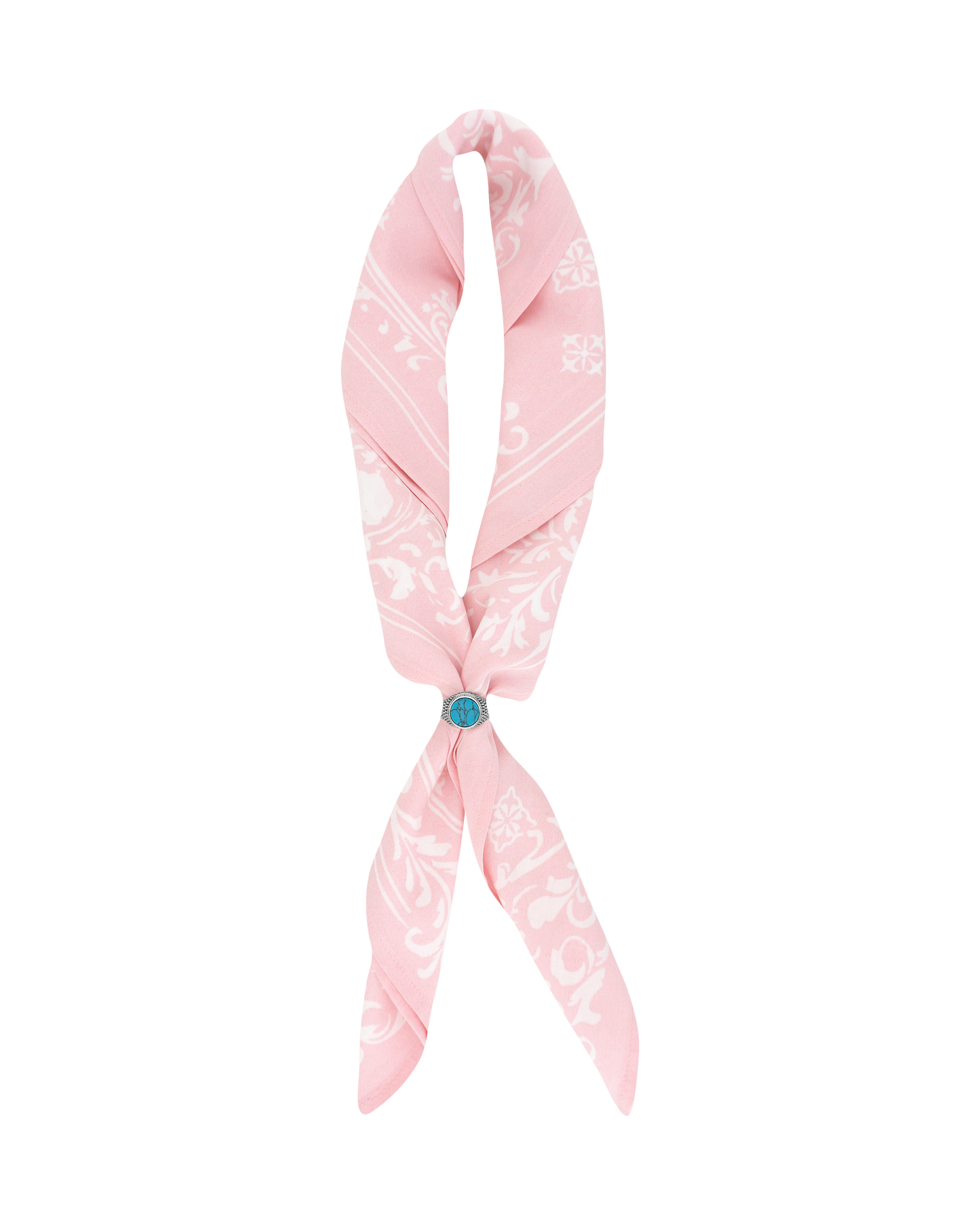 Reaven Pink Stamp Foulard