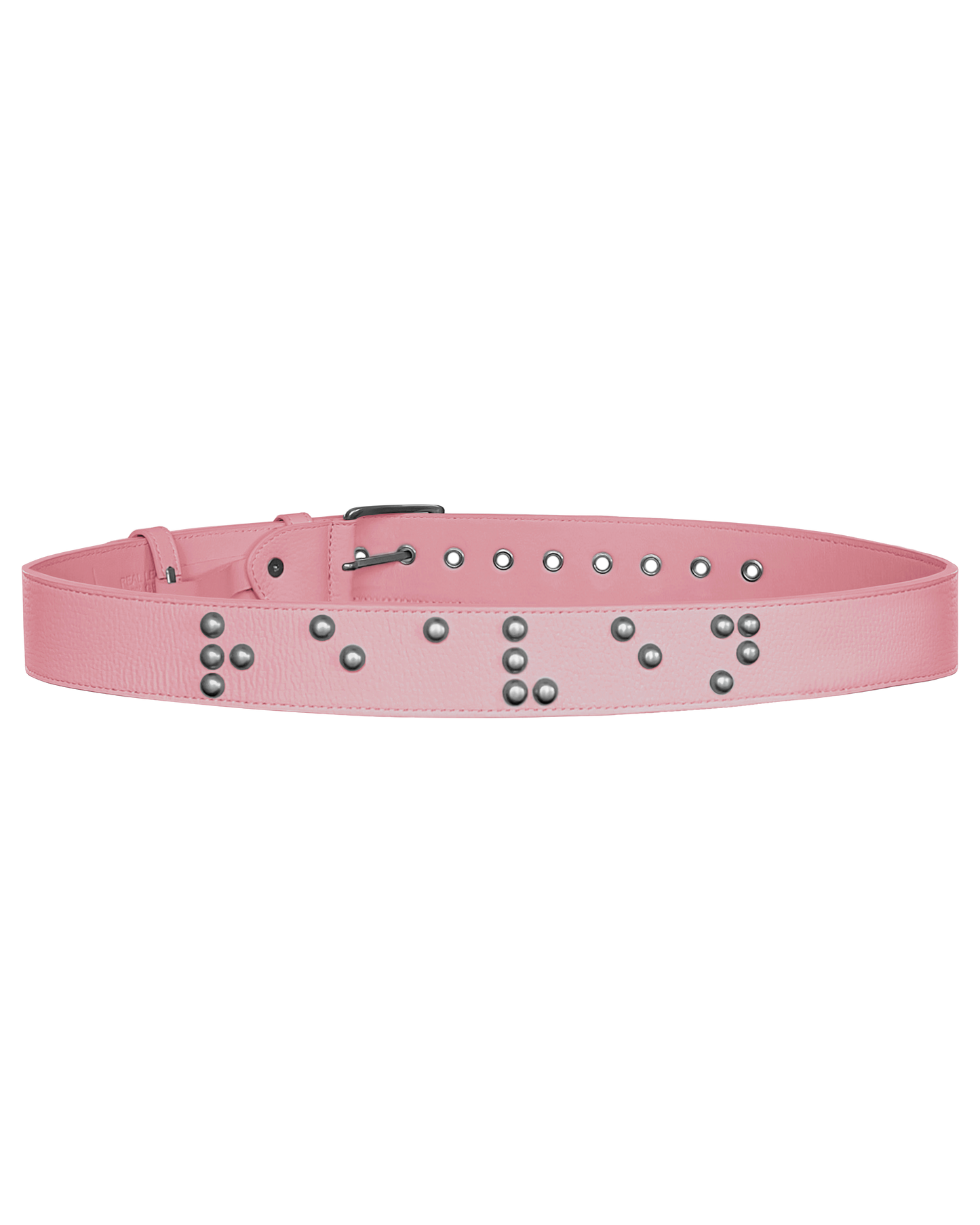 Reaven Pink Braille Belt