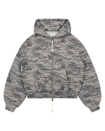 Reaven Camo Zip Hoodie