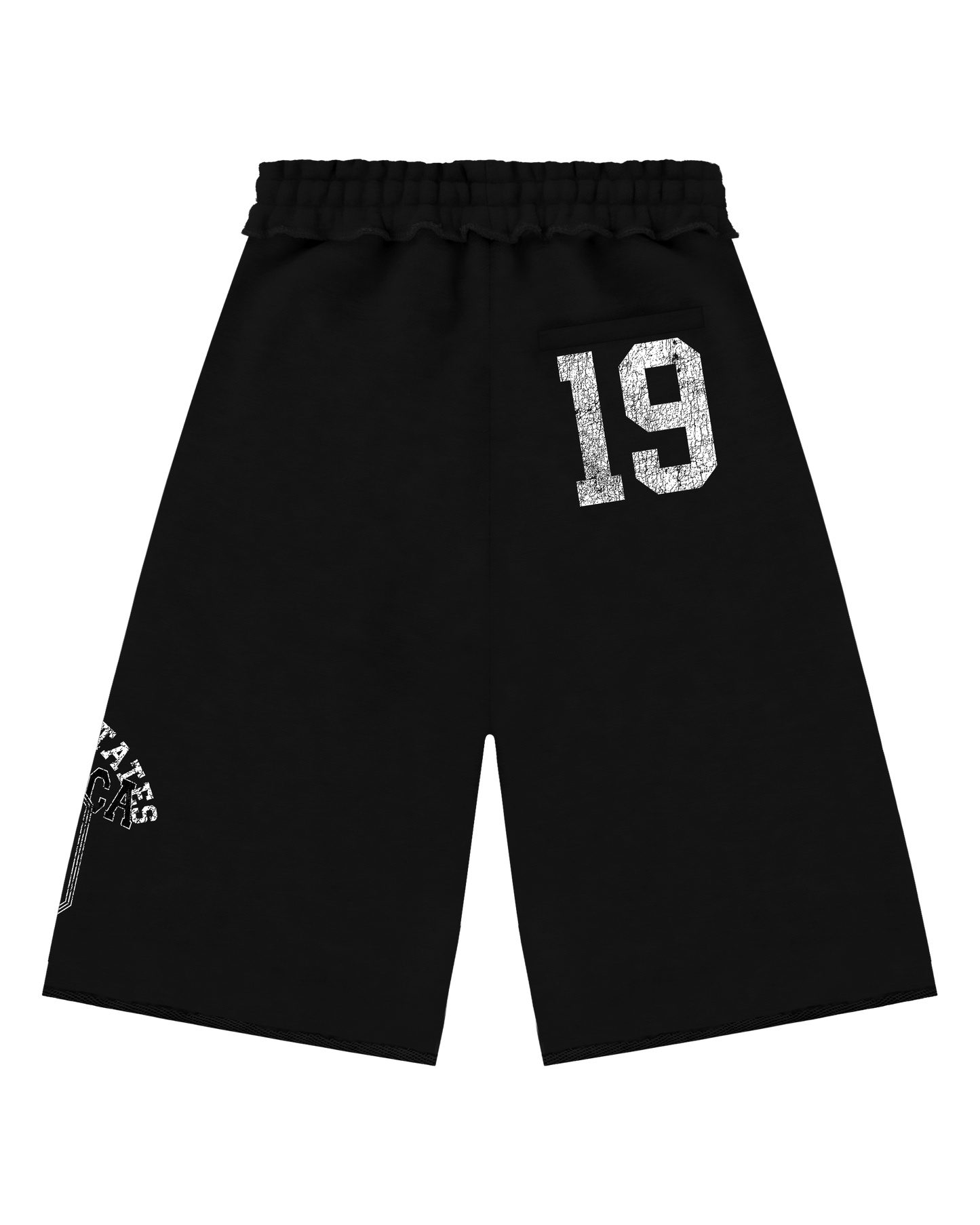 Reaven Black Disunited States Sweatjorts