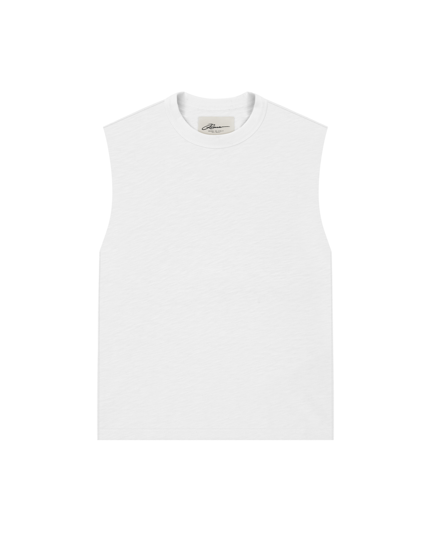 Reaven White Muscle Tank