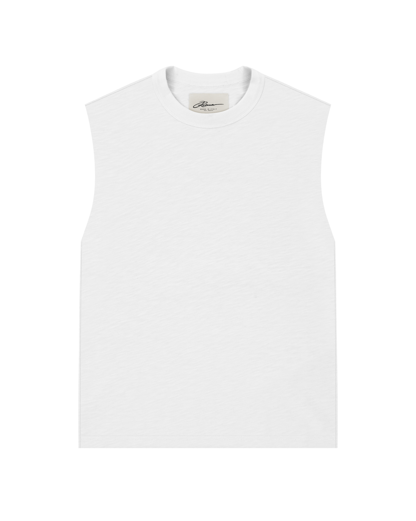 Reaven White Muscle Tank