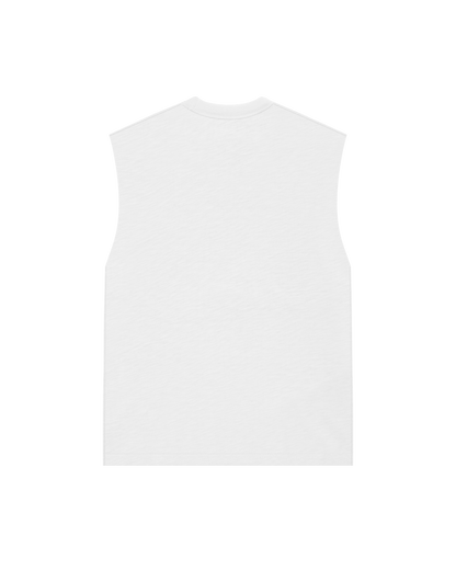 Reaven White Muscle Tank