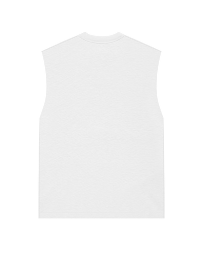 Reaven White Muscle Tank