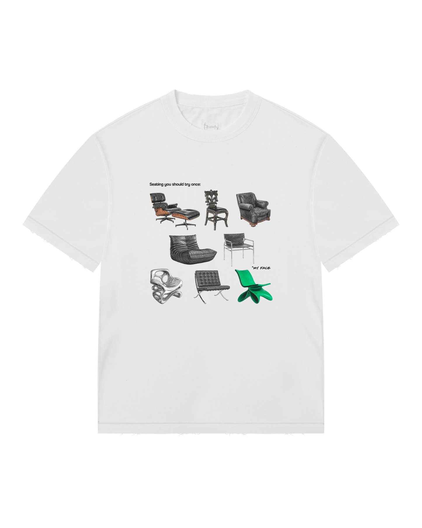 Reaven White Seating T-Shirt