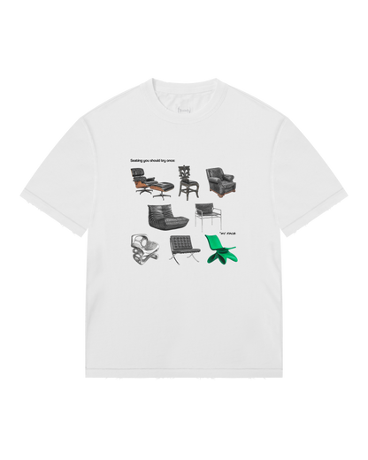 Reaven White Seating T-Shirt