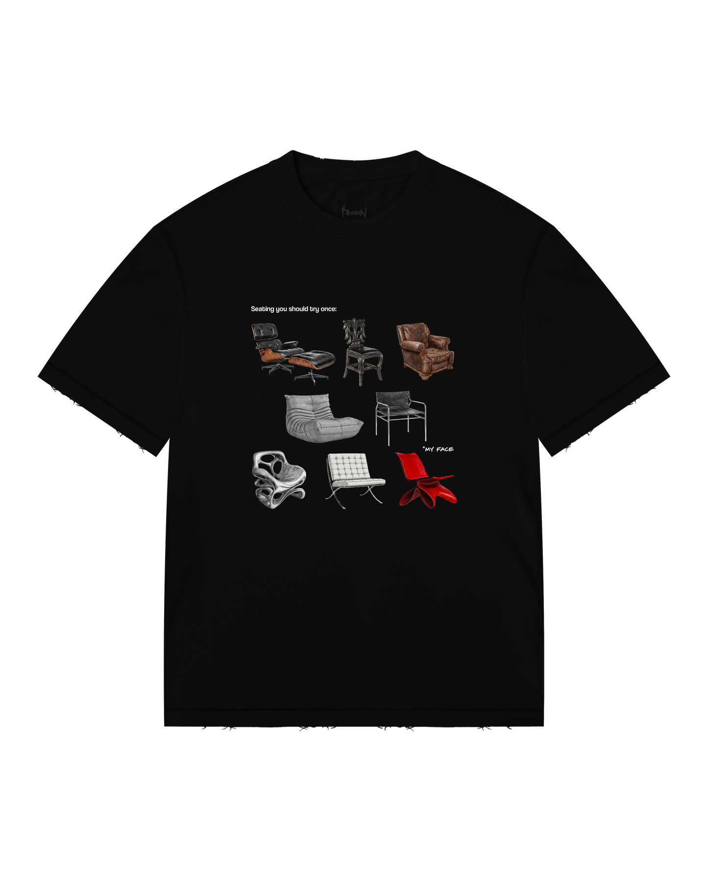 Reaven Black Seating T-Shirt