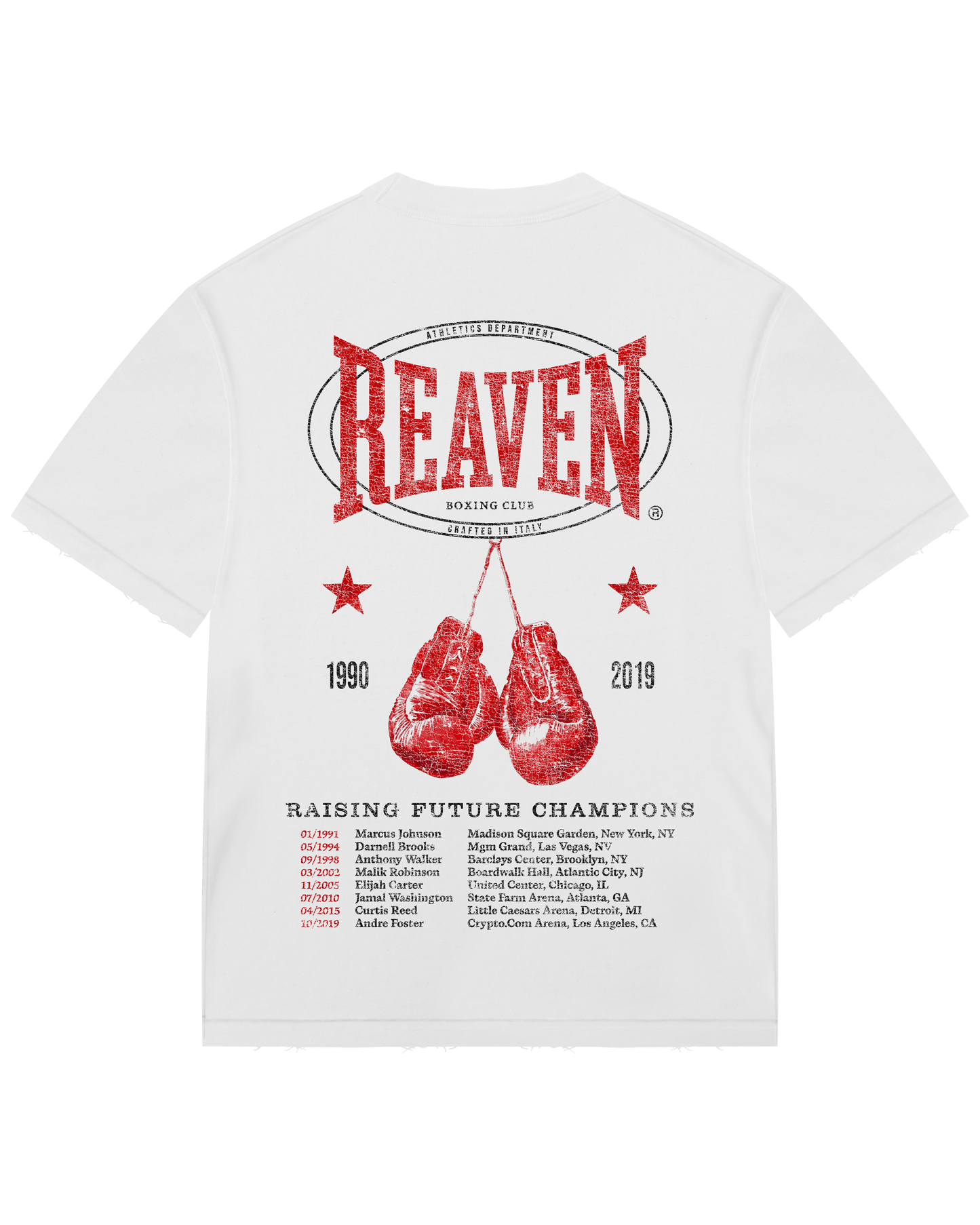 Reaven White Boxing Club T-Shirt