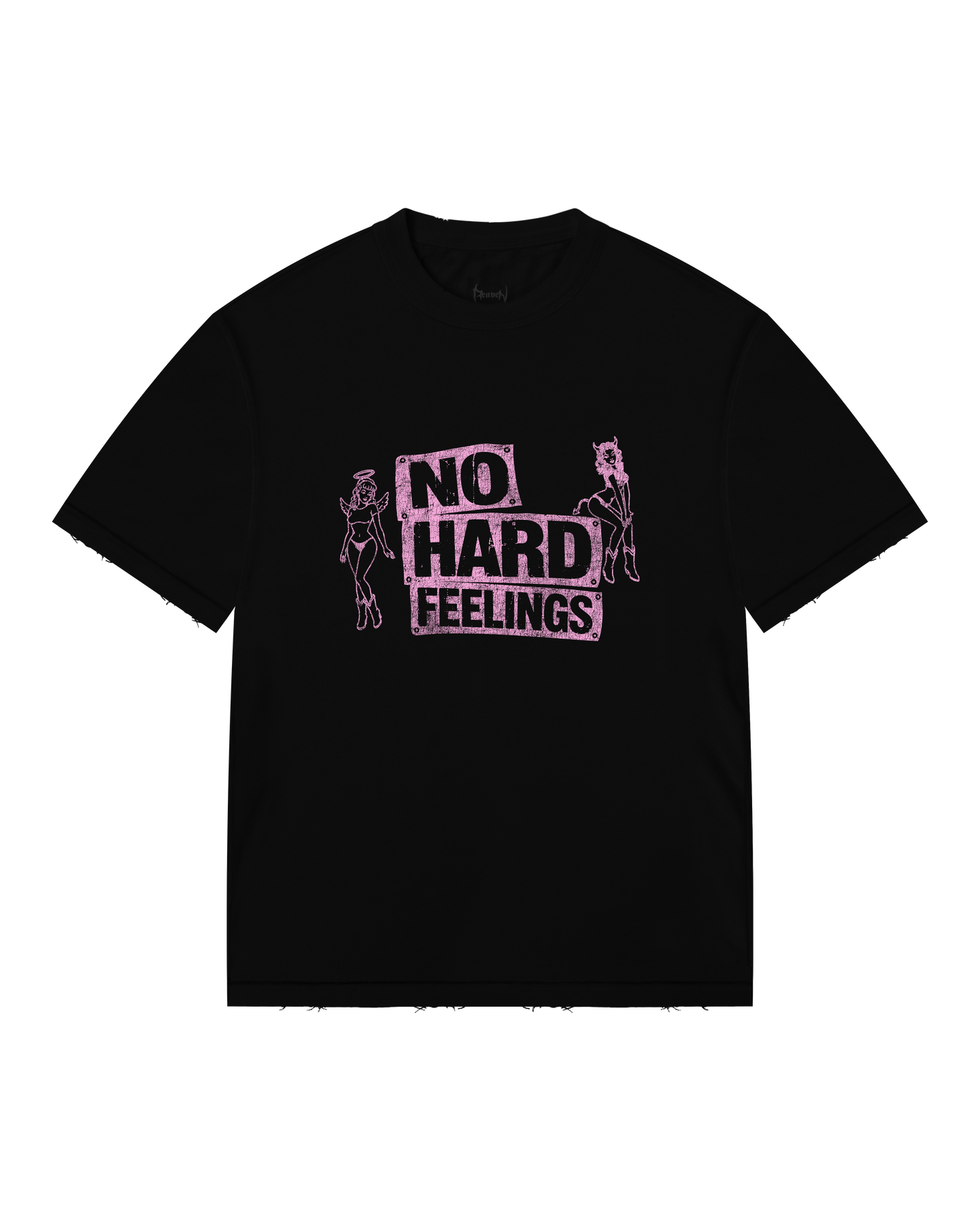 Reaven Black Hard Feelings T-Shirt