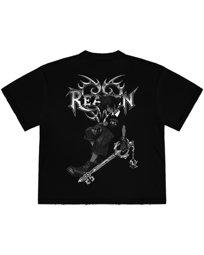 Reaven Black Lost Key Hearts T-Shirt